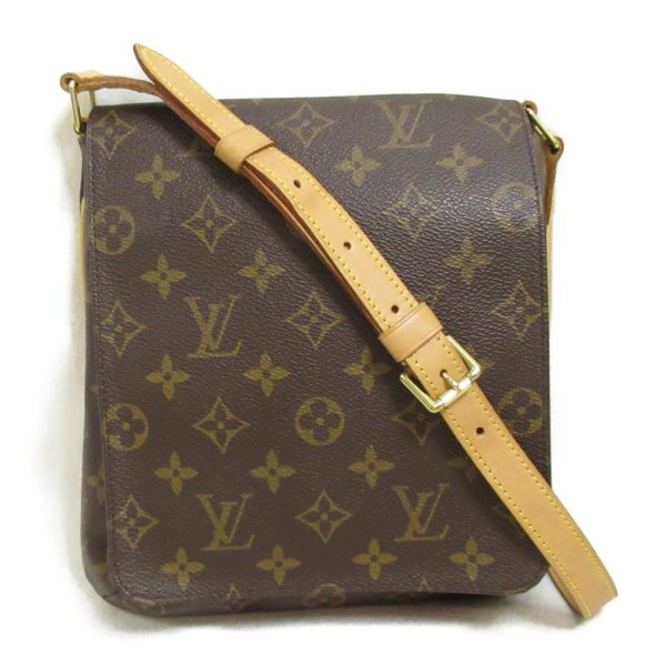 2101217929516 2 Louis Vuitton Musette Salsa Short Shoulder Bag Shoulder PVC Coated Canvas Monogram Brown