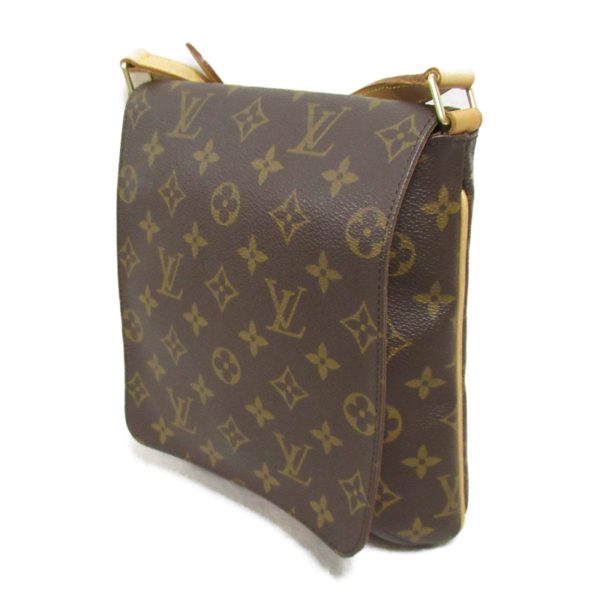 2101217929516 4 Louis Vuitton Musette Salsa Short Shoulder Bag Shoulder PVC Coated Canvas Monogram Brown