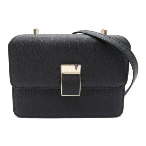 2101217933650 3 Valextra Shoulder Bag Leather Black