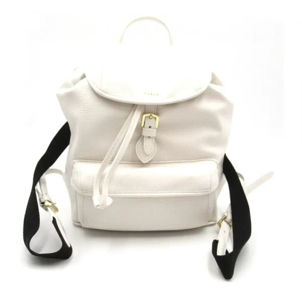 2101217944618 1 Furla Womens Leather Backpack White