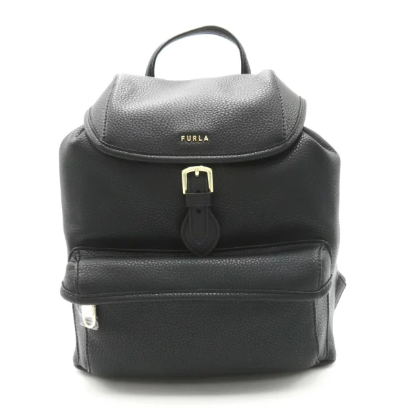 2101217944632 1 Furla Womens Leather Backpack Black