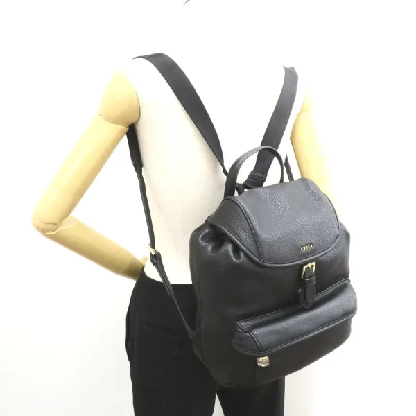 2101217944632 5 Furla Womens Leather Backpack Black