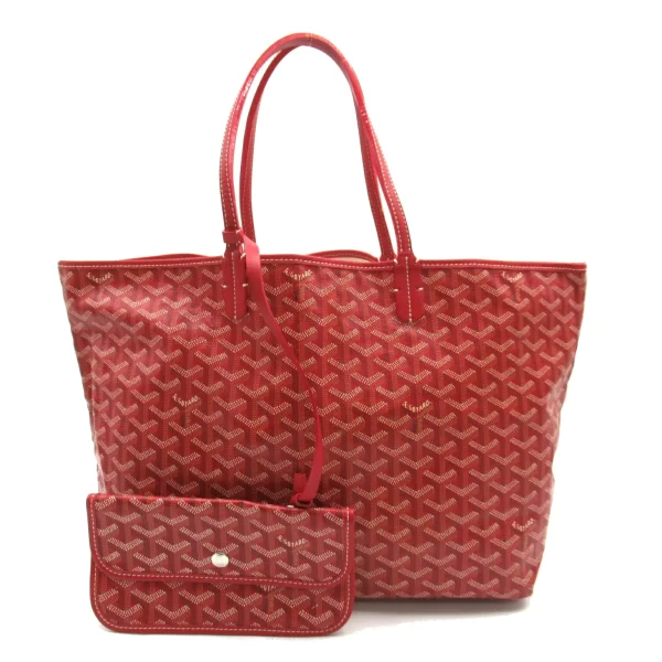 2101217956802 1 GOYARD Saint Louis PM Canvas Tote Bag Red