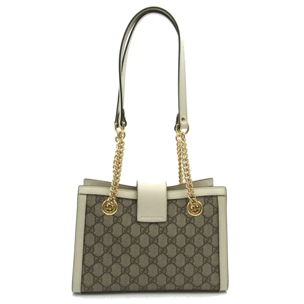 2101217956888 2 Gucci Padlock GG Small Canvas Shoulder Bag Ivory