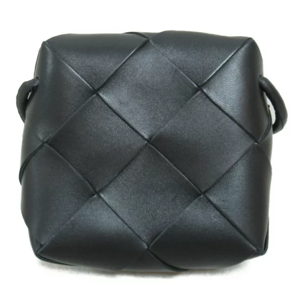 2101217963879 3 BOTTEGA VENETA Lambskin Shoulder Bag Black