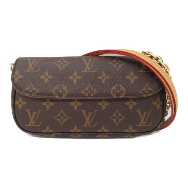 2104102254489 3 LOUIS VUITTON Womens Wallet on Chain Ivy Shoulder Bag PVC Coated Canvas Monogram Brown