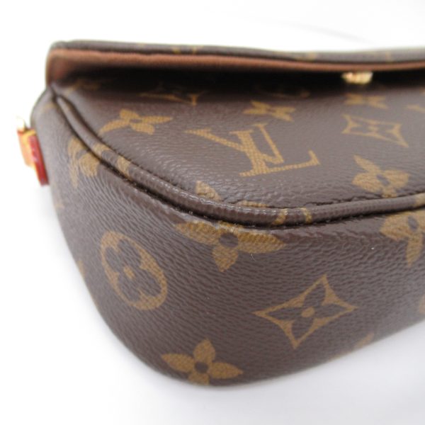 2104102254489 8 LOUIS VUITTON Womens Wallet on Chain Ivy Shoulder Bag PVC Coated Canvas Monogram Brown