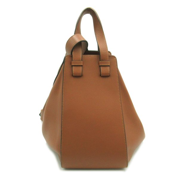 2104102257886 2 Loewe Hammock Small 2way Shoulder Bag Calfskin Brown