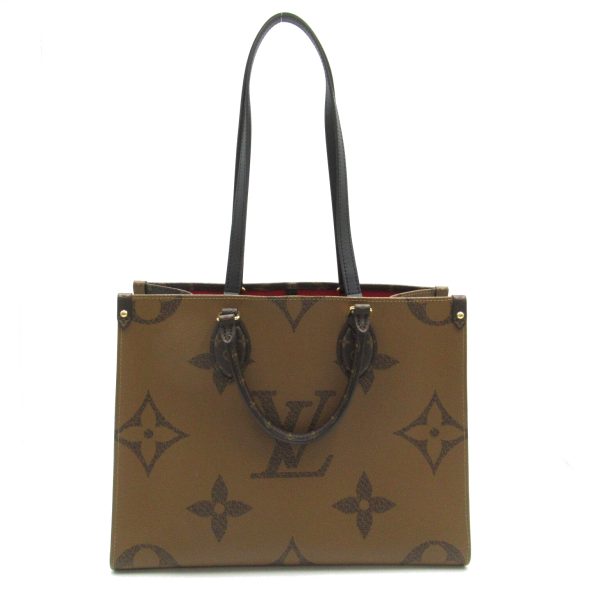 2104102258012 3 Louis Vuitton On the Go MM Tote Bag PVC Coated Canvas Monogram Giant Handbag Brown