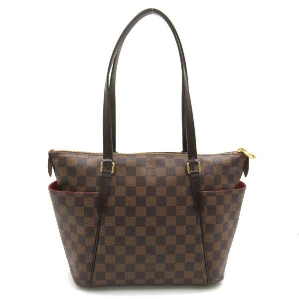 2104102260329 2 Louis Vuitton Totally PM Tote Bag PVC Coated Canvas Damier Brown