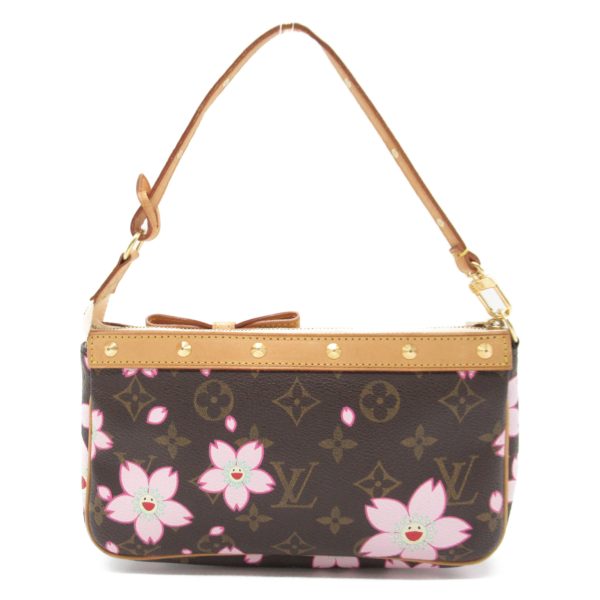 2104102268264 2 Louis Vuitton Pochette Accessoires Canvas Monogram Cherry Blossom Brown