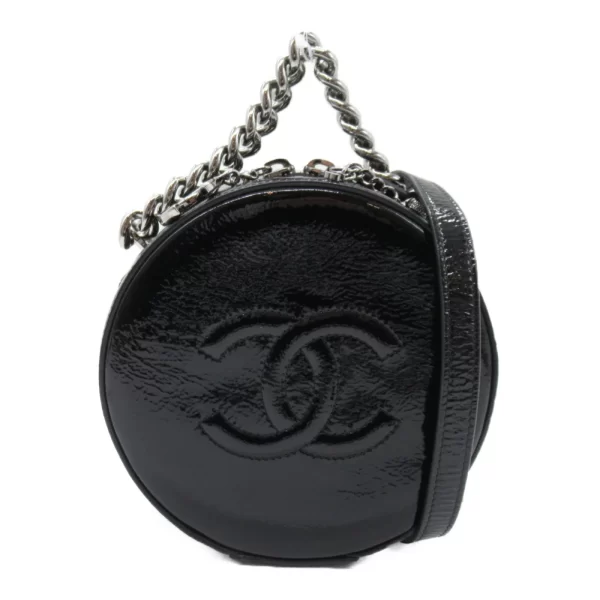 2104102269926 6 CHANEL Round As Earth Leather Shoulder Bag Black