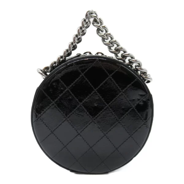 2104102269926 8 CHANEL Round As Earth Leather Shoulder Bag Black