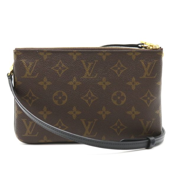 2106800534917 2 Louis Vuitton Pochette Accessorie Canvas Monogram Giant Reverse Shoulder Bag Brown