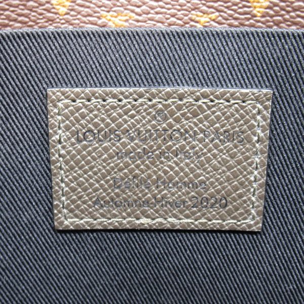 2106800535334 3 Louis Vuitton Pochette Steamer Second Clutch Bag Coated Canvas Leather Monogram Brown