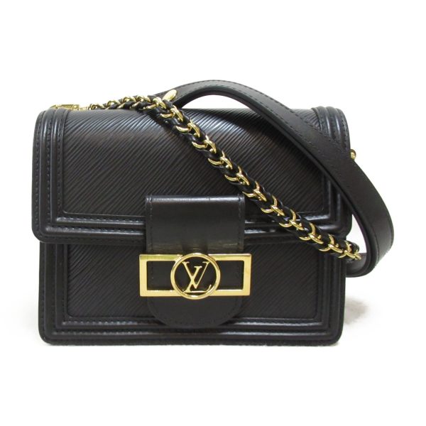 2107600984575 2 Louis Vuitton Dauphine NV Mini Shoulder Bag Calfskin Epi Black