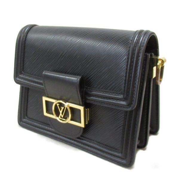 2107600984575 4 Louis Vuitton Dauphine NV Mini Shoulder Bag Calfskin Epi Black