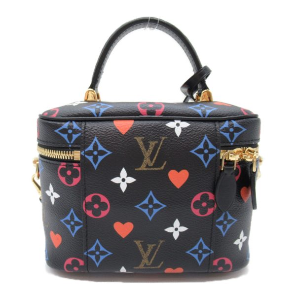 2107600985138 4 Louis Vuitton Vanity PM Shoulder Bag Coated Canvas Game On Monogram Black