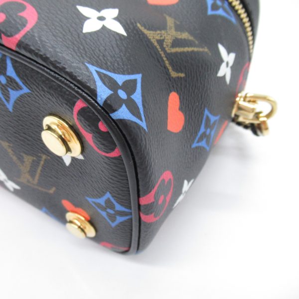 2107600985138 6 Louis Vuitton Vanity PM Shoulder Bag Coated Canvas Game On Monogram Black