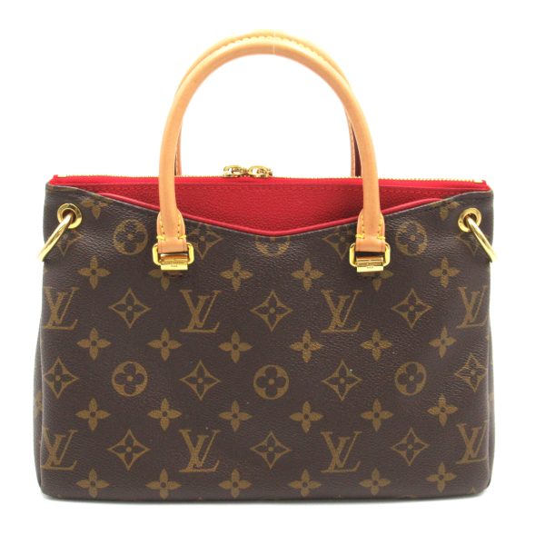 2107600990705 2 Louis Vuitton Pallas BB Shoulder Bag Shoulder Bag PVC Coated Canvas Monogram Brown