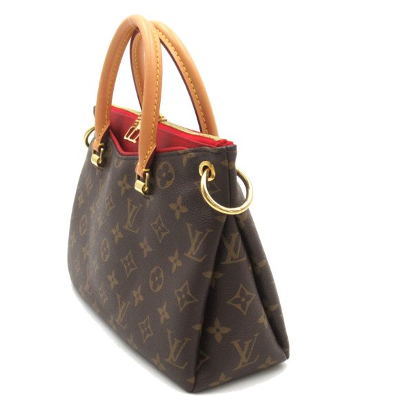 2107600990705 3 Louis Vuitton Pallas BB Shoulder Bag Shoulder Bag PVC Coated Canvas Monogram Brown