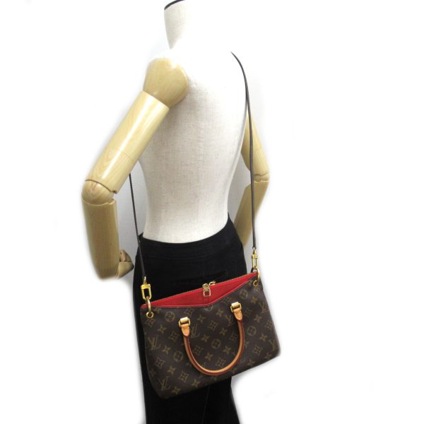 2107600990705 5 Louis Vuitton Pallas BB Shoulder Bag Shoulder Bag PVC Coated Canvas Monogram Brown