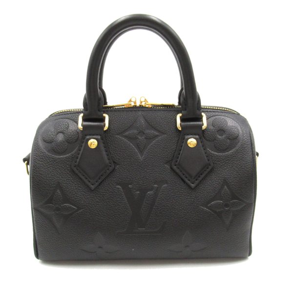 2107600990712 2 Louis Vuitton Speedy Bandouliere 20 Shoulder Bag Monogram Empreinte Black