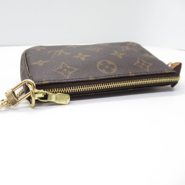 2118400124979 8 Louis Vuitton Womens Mini Pochette Accessory Pouch PVC Coated Canvas Monogram Brown