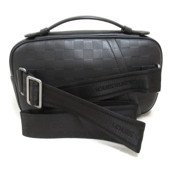 2118700059704 3 Louis Vuitton Umbrella Waist Body Bag PVC Coated Canvas Damier Infini Black