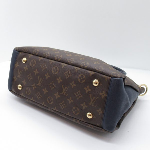 2118800096524 6 Louis Vuitton Womens Pallas 2 Way Shoulder Bag PVC Coated Canvas Monogram Brown