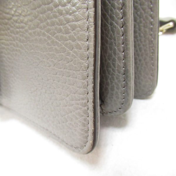 2118800097514 6 Gucci GG Soho Chain Shoulder Bag Leather Gray