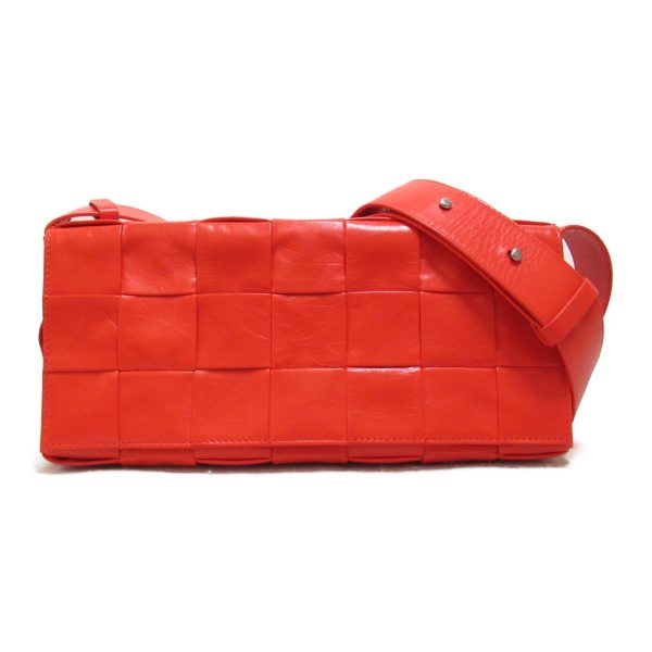 2119900007748 2 Bottega Veneta Stretch Cassette Shoulder Bag Shoulder Leather Red