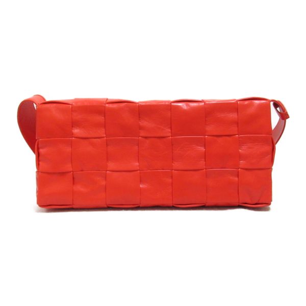 2119900007748 3 Bottega Veneta Stretch Cassette Shoulder Bag Shoulder Leather Red