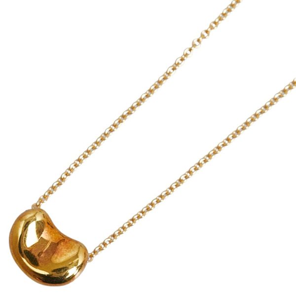 222 42450 1 Tiffany Bean Necklace Pendant Yellow Gold