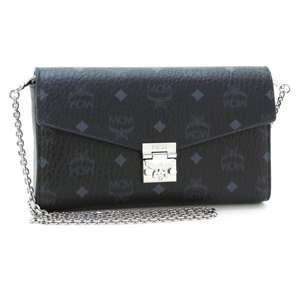 230823 bg30 2 1 1 MCM Bag Shoulder Bag MYZ9SME05 Clutch Compact Chain Wallet Brand Logo Monogram Stylish Simple