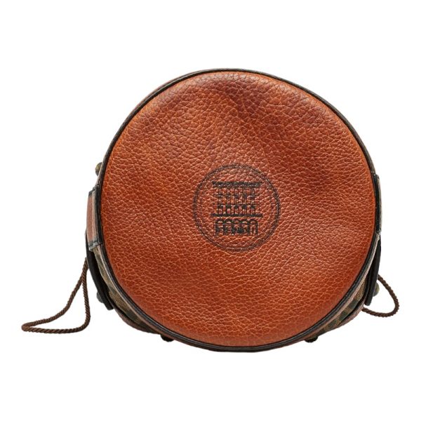 3 Fendi Zucca Bucket Handbag Shoulder Bag BrownBlack