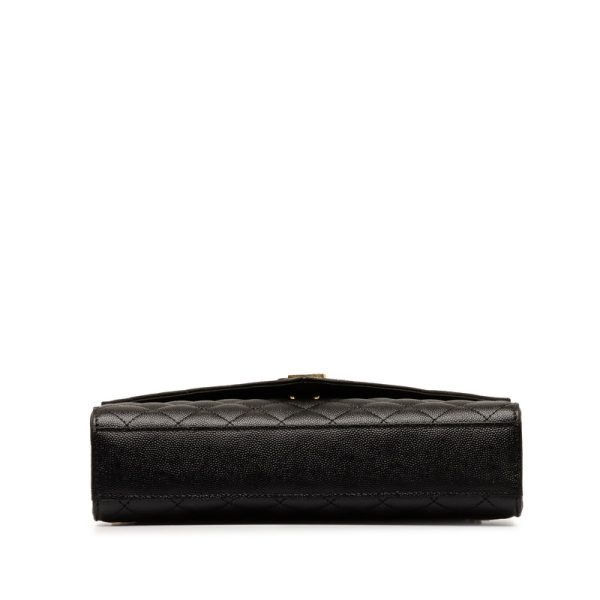 3 Saint Laurent Medium Chain Shoulder Bag Black