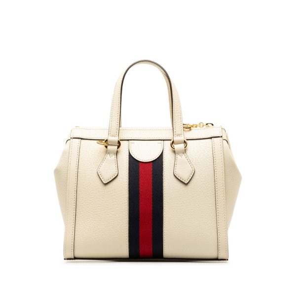 3 Gucci Ophidia Handbag Shoulder Bag 2way White Ivory