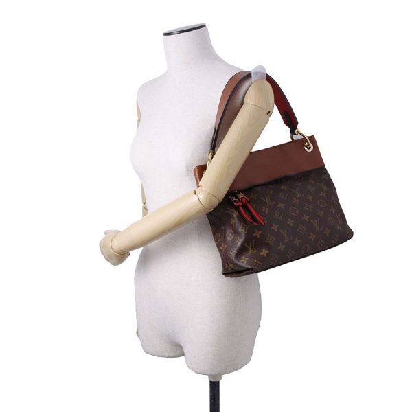 3 Louis Vuitton Tuileries Shoulder Bag Monogram Brown