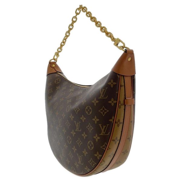 3 Louis Vuitton Reverse Monogram Loop Shoulder Bag Brown