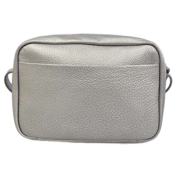 3 Balenciaga Shoulder Bag Leather Camera Bag Silver