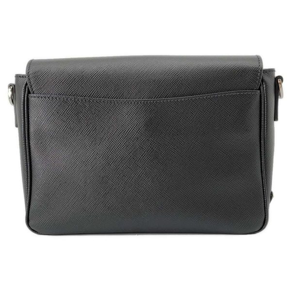 3 Prada Shoulder Bag Saffiano Leather Black