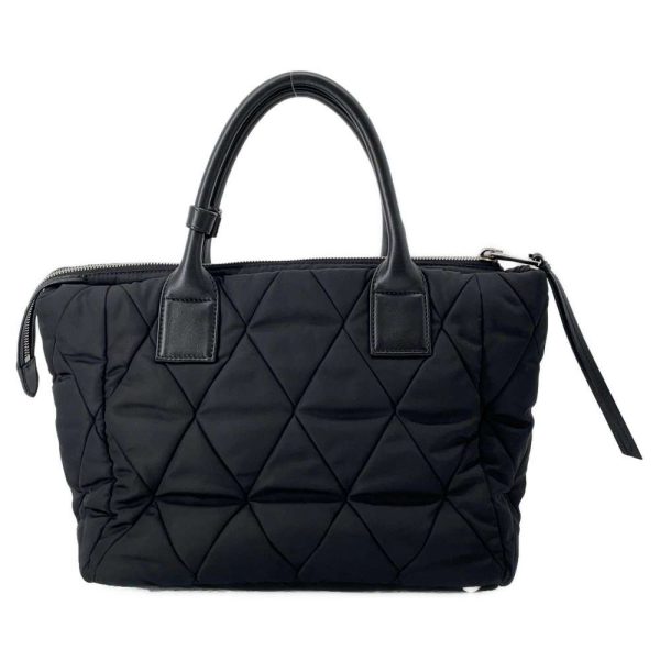 3 Prada Handbag Tessuto Bomber Nylon 2way Black