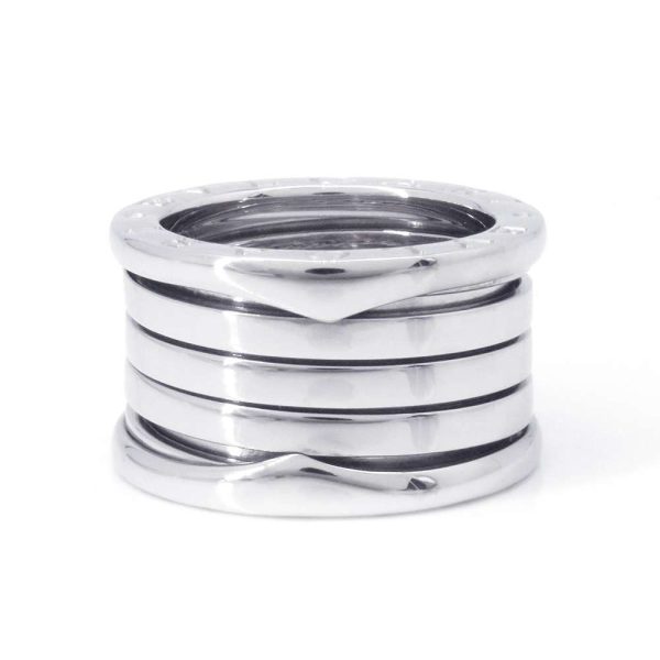 3 Bvlgari Ring B zero1 4 Band K18WG White