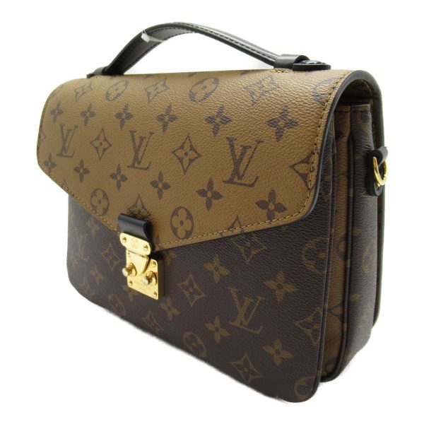 3 Louis Vuitton Pochette Metis MM Shoulder Bag Brown