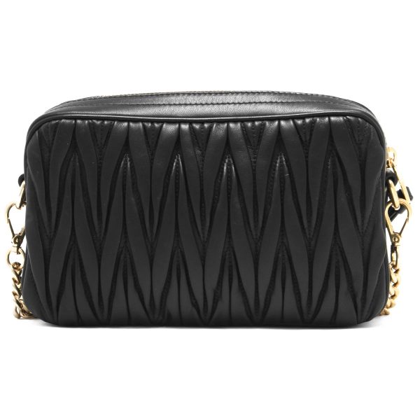 3 Miu Miu Shoulder Bag Clutch Bag Matelasse Black