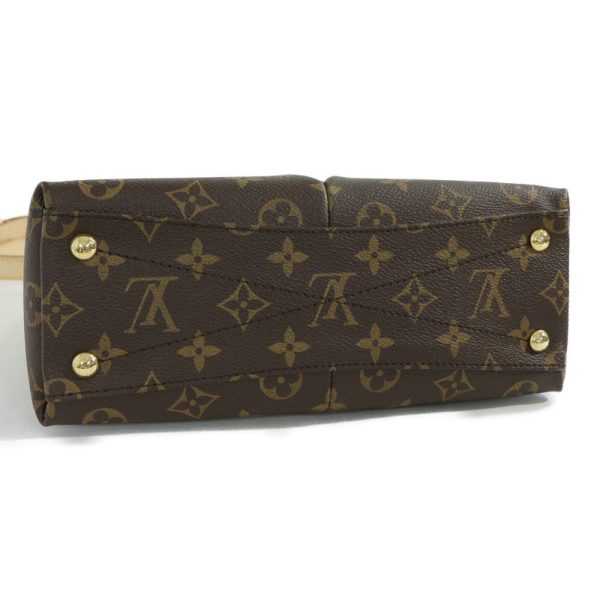 3 Louis Vuitton Monogram V Tote BB 2way Shoulder Bag Calf Leather Brown