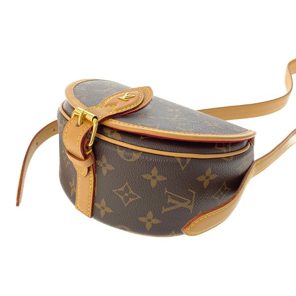 3 Louis Vuitton Monogram Tan Blanc Shoulder Bag Brown