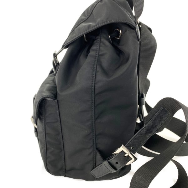 3 Prada Vela Backpack Rucksack Black