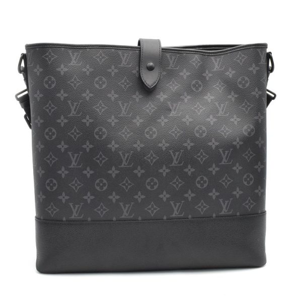 3 Louis Vuitton Saumur Tote Monogram Eclipse Shoulder Bag Black